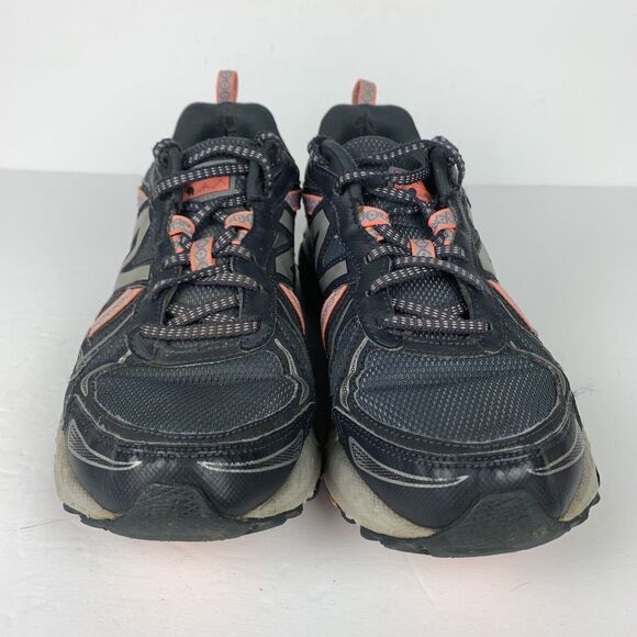 New Balance Womens 410 V5 Trail Running Shoes Gray Coral 8 B *READ WORN SOLES* - Picture 5 of 13